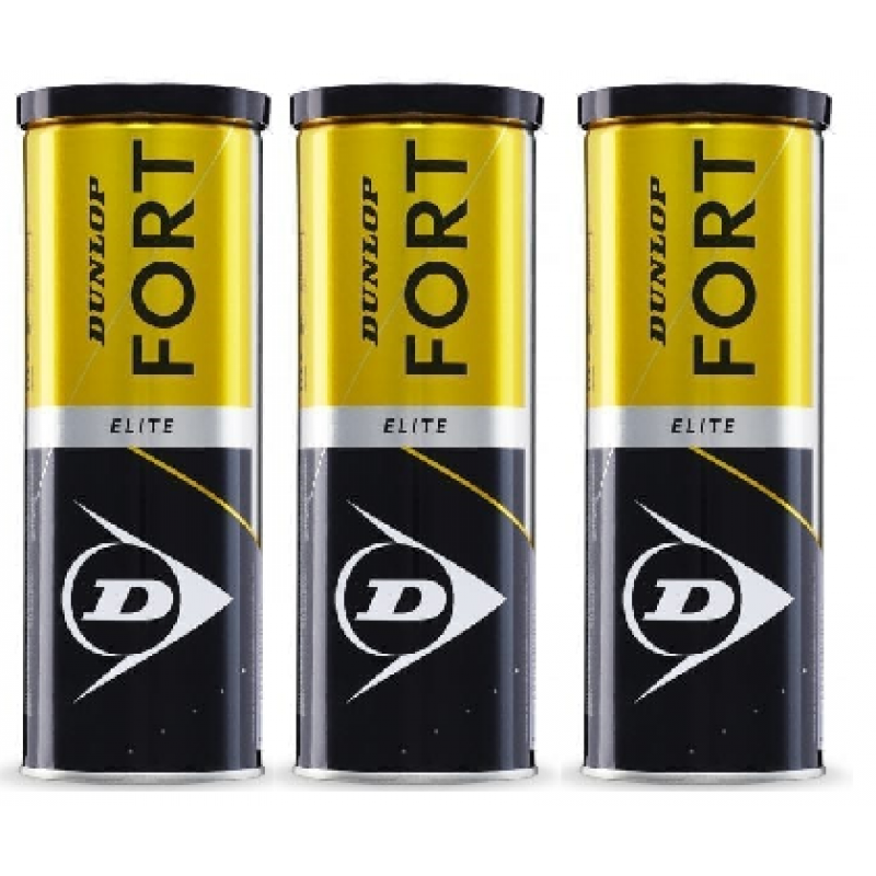 Leisure Sports | Dunlop Fort Tennis Balls - 3 tubes bundle